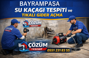 bayrampaşa su kaçağı ve tıkanıklık